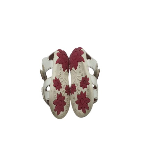 Sandale dama Cupcake 21, imitatie de piele, alb - imagine 5