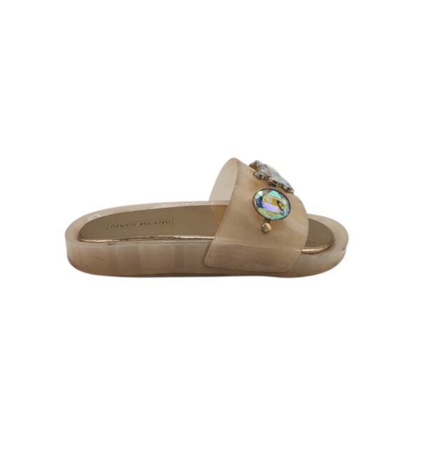 Slapi dama  River Island 38, alte material , nude - imagine 1