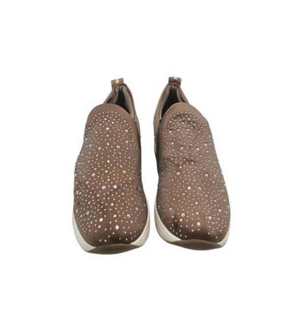 Adidasi dama Venice 38, material textil, maro - imagine 3