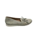 Balerini dama Kelsi 38, imitatie de piele, gri