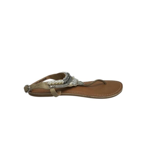 Sandale dama New Look 38, imitatie de piele, gri - imagine 1