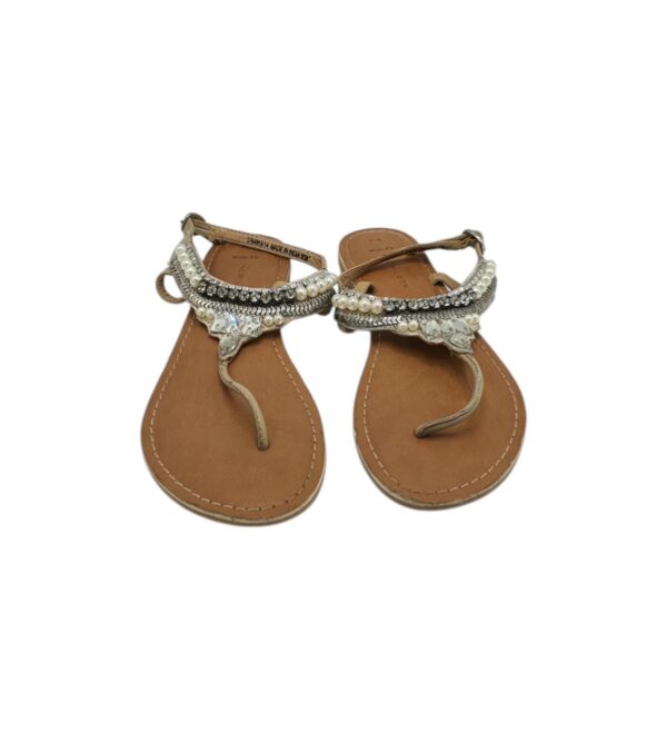 Sandale dama New Look 38, imitatie de piele, gri - imagine 3