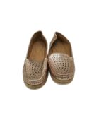 Mocasini dama Lunar 40, imitatie de piele, auriu - imagine 3