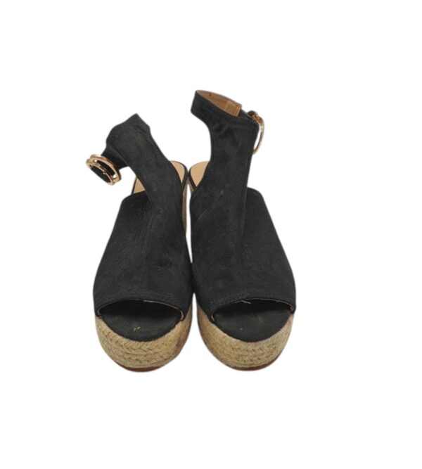Sandale dama Primark 39, material textil, negru - imagine 3
