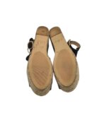 Sandale dama Primark 39, material textil, negru - imagine 5