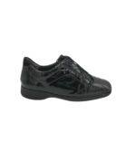 Pantofi dama Theresia 40, imitatie de piele, negru