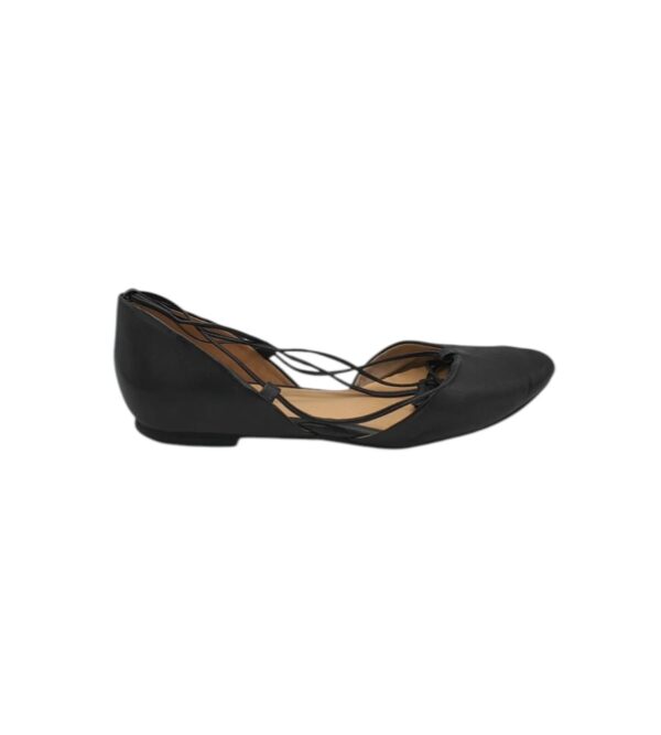 Balerini dama Another A 39, piele, negru - imagine 1