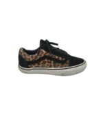 Tenisi dama  Vans 40, piele intoarsa, maro negru