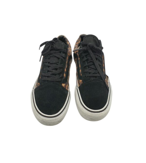 Tenisi dama  Vans 40, piele intoarsa, maro negru - imagine 3