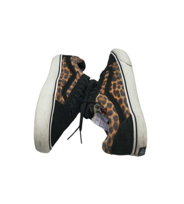 Tenisi dama  Vans 40, piele intoarsa, maro negru - imagine 4
