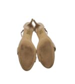 Sandale dama Mulanka 39, material textil, nude - imagine 5