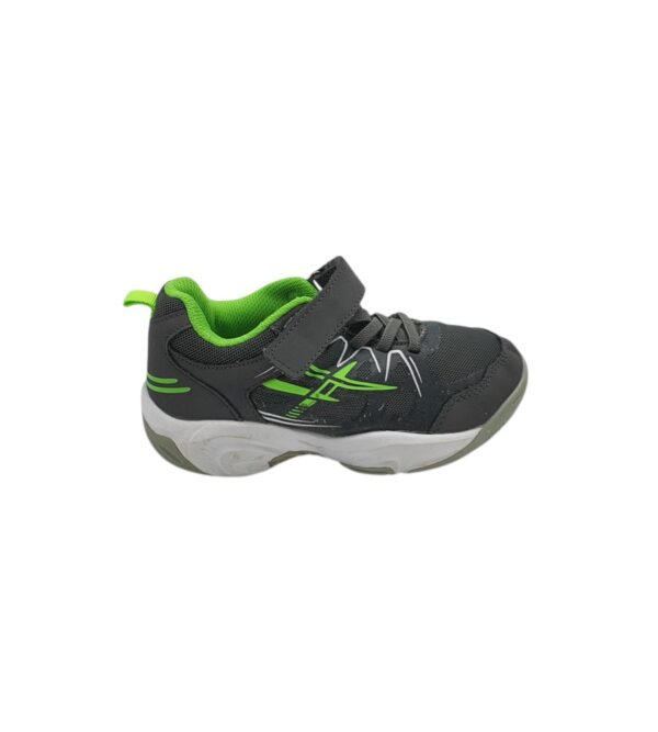 Adidasi copii Crane 30, material textil, imitatie de piele, gri - imagine 1