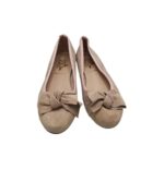 Balerini dama Las Lolds 36, piele intoarsa , bej - imagine 3