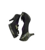 Pantofi dama Rivera 41, piele intoarsa, negru - imagine 4