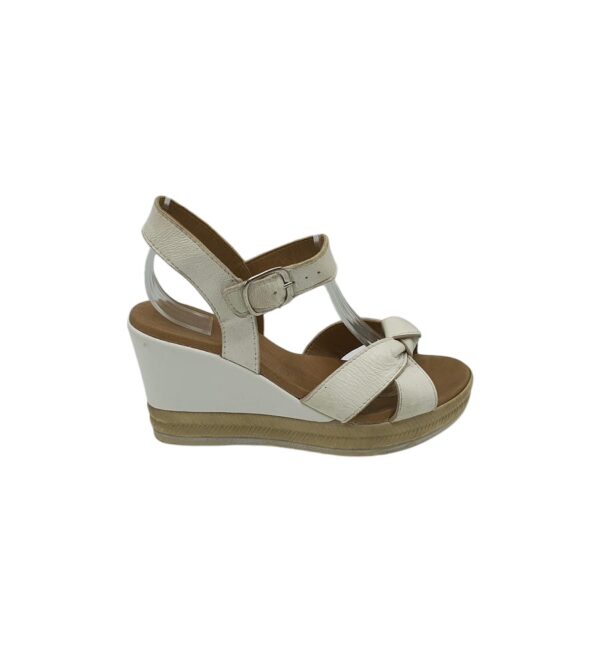 Sandale dama Next 40, piele , alb - imagine 1