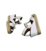 Sandale dama Next 40, piele , alb - imagine 4