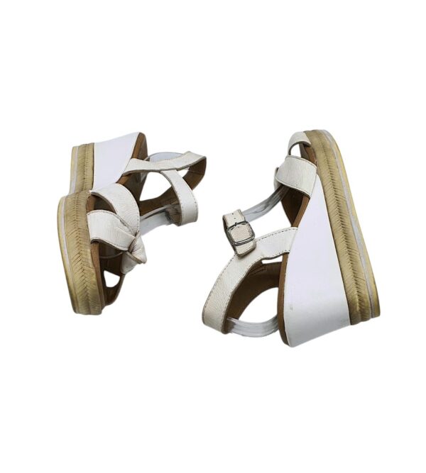 Sandale dama Next 40, piele , alb - imagine 4