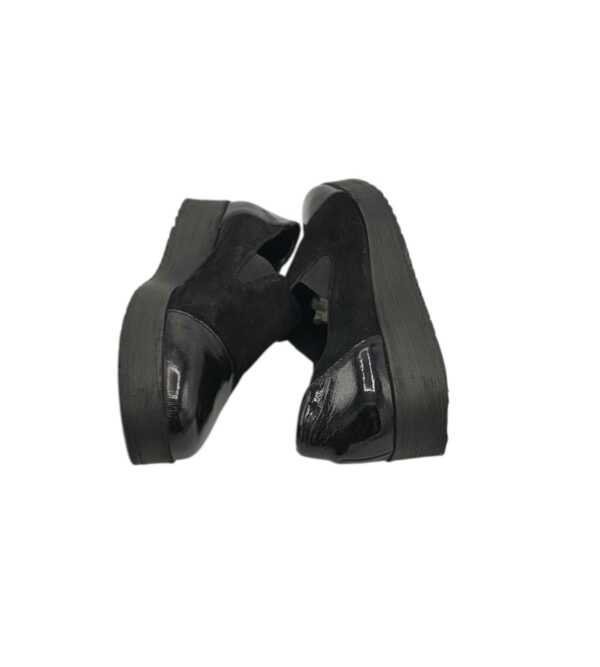 Pantofi dama 5th Avenue 39, piele, piele intoarsa, negru - imagine 4