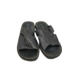 Saboti dama Bama 38, piele, negru - imagine 3