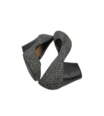 Pantofi dama F&F 38, material textil, negru alb - imagine 4