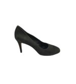 Pantofi dama Charlotte 38, piele intoarsa, gri