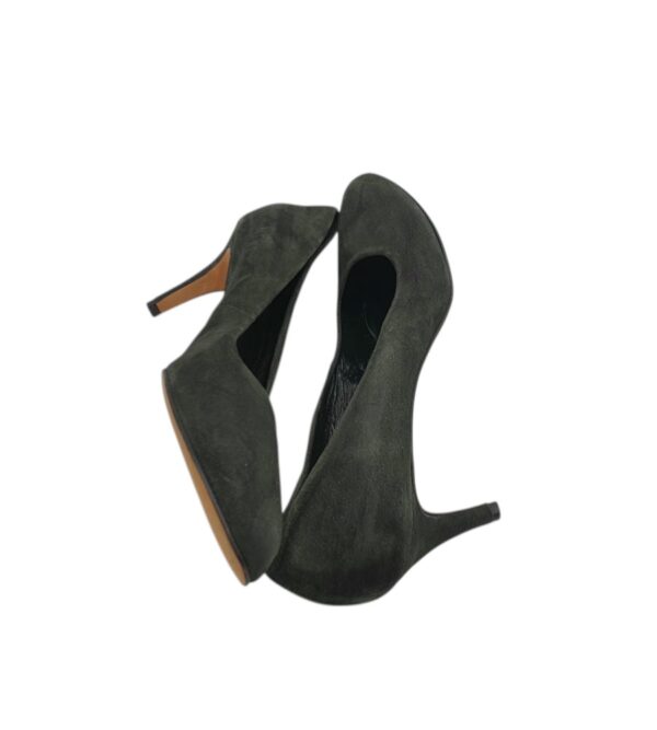 Pantofi dama Charlotte 38, piele intoarsa, gri - imagine 4