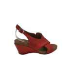 Sandale dama 38, piele , rosu
