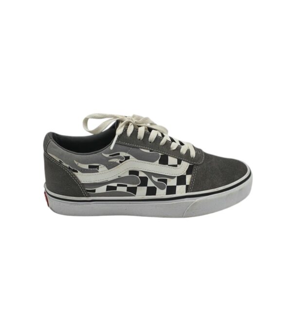 Tenisi barbati Vans 44, material textil, piele intoarsa, gri - imagine 1