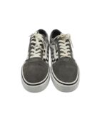 Tenisi barbati Vans 44, material textil, piele intoarsa, gri - imagine 3