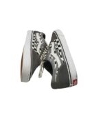 Tenisi barbati Vans 44, material textil, piele intoarsa, gri - imagine 4