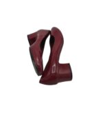Pantofi dama M&S 37, imitatie de piele, visiniu - imagine 4