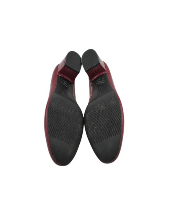 Pantofi dama M&S 37, imitatie de piele, visiniu - imagine 5