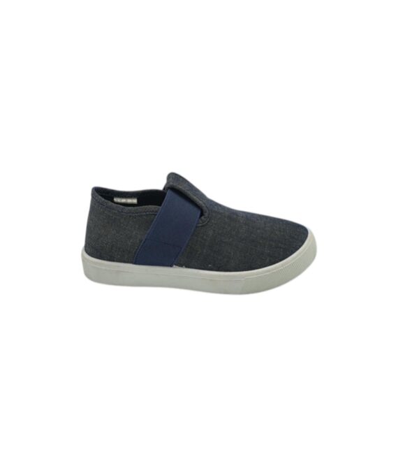 Espadrile copii 30, material textil, gri - imagine 1