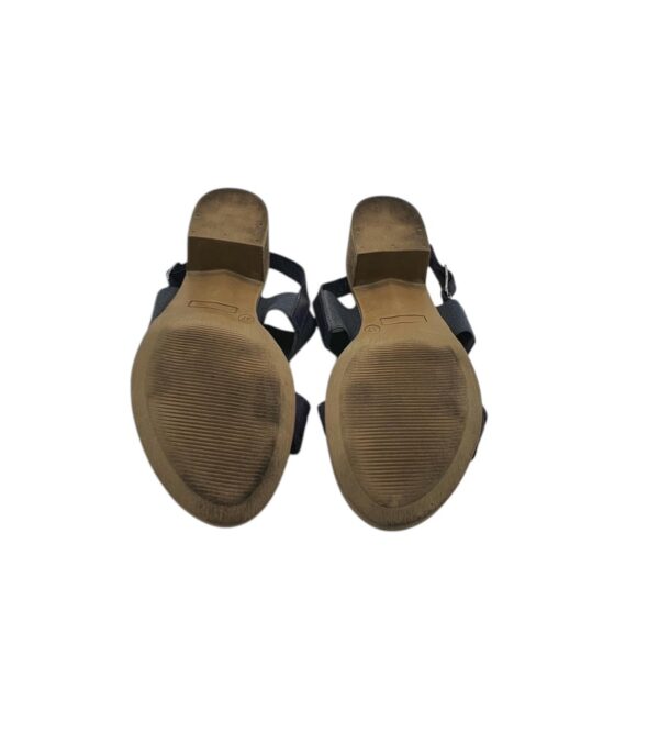 Sandale dama But 37, piele, bleumarin negru - imagine 5