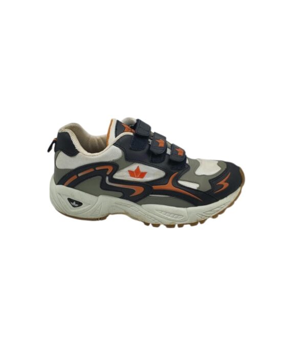 Adidasi barbati Lico 40, imitatie de piele, materiale, alb gri - imagine 1