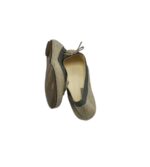 Balerini dama Buffalo 36, piele intoarsa, bej - imagine 4