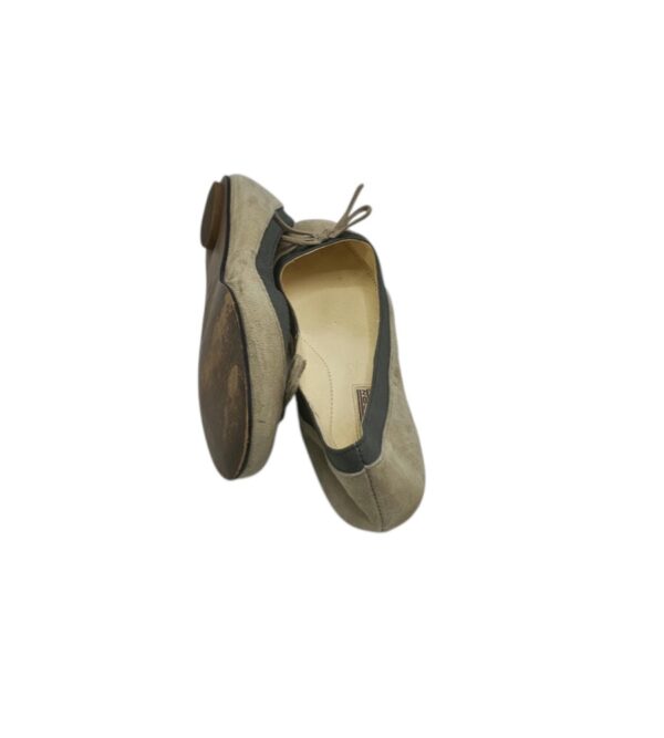 Balerini dama Buffalo 36, piele intoarsa, bej - imagine 4