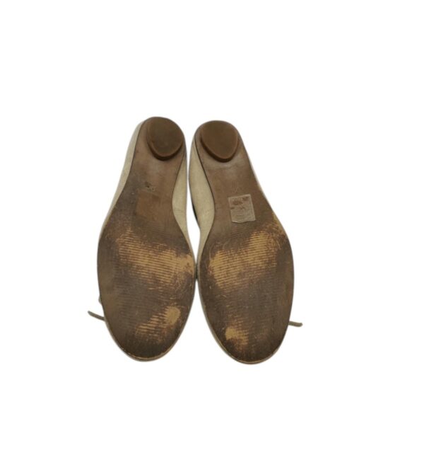 Balerini dama Buffalo 36, piele intoarsa, bej - imagine 5
