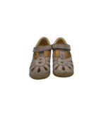 Sandale copii Angulus 24, piele, bej - imagine 3