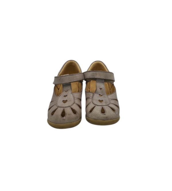 Sandale copii Angulus 24, piele, bej - imagine 3
