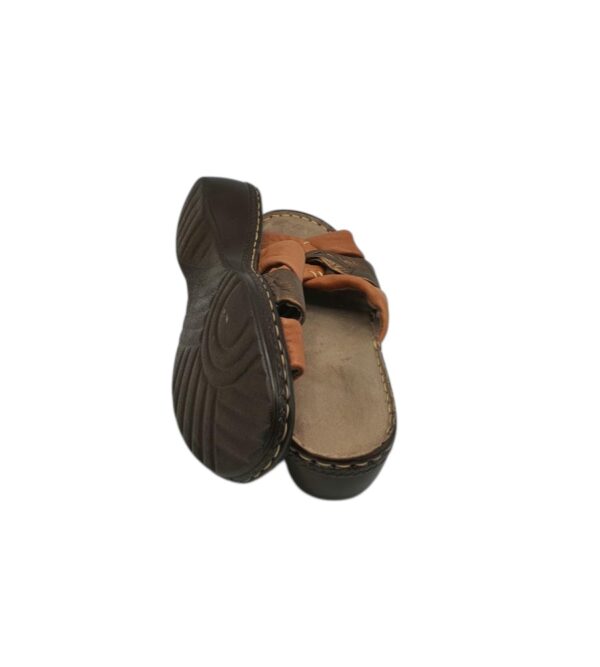 Saboti dama 38, piele, maro - imagine 4