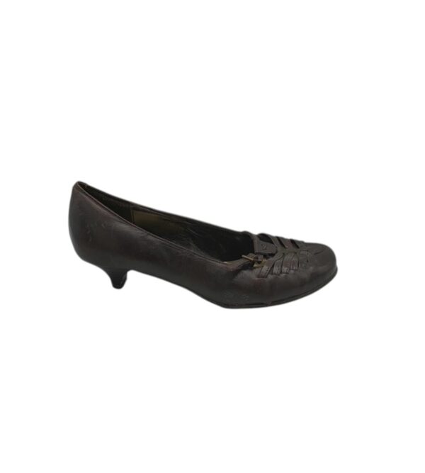 Pantofi dama Janet D 37, piele, maro - imagine 1