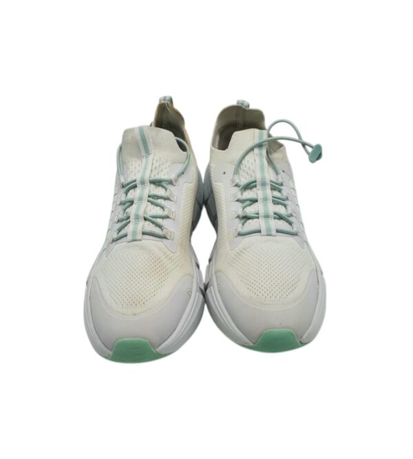 Adidasi dama Venice 40, material textil, alb verde - imagine 3