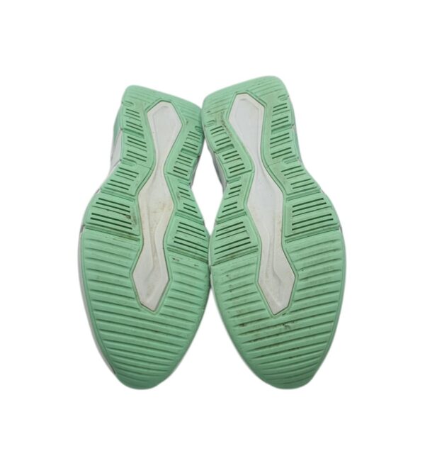 Adidasi dama Venice 40, material textil, alb verde - imagine 5