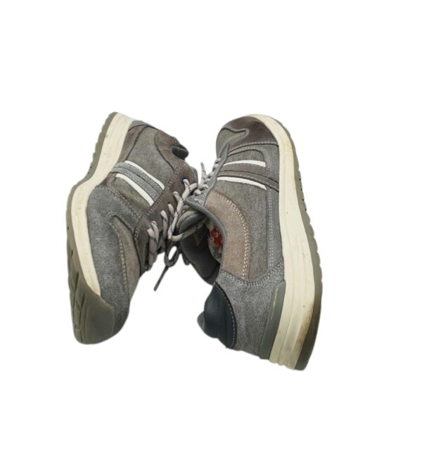Adidasi barbati Footflexx 44, piele intoarsa, material textil, gri - imagine 4