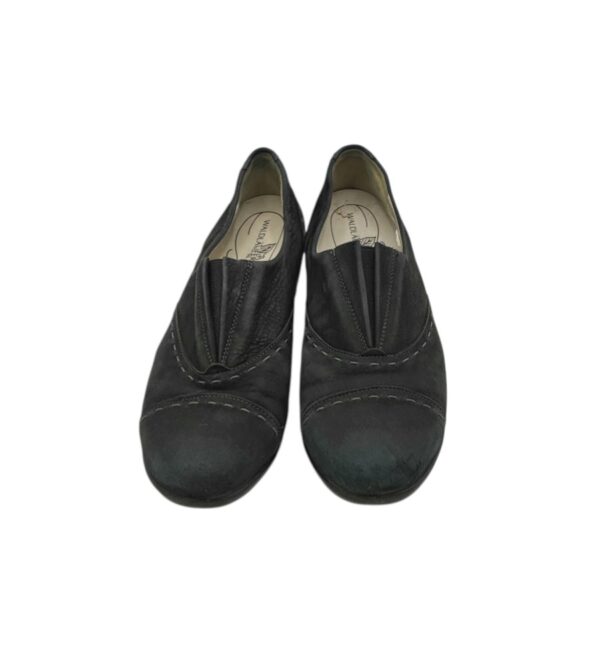 Pantofi dama Waldlaufer 38, piele, negru - imagine 3