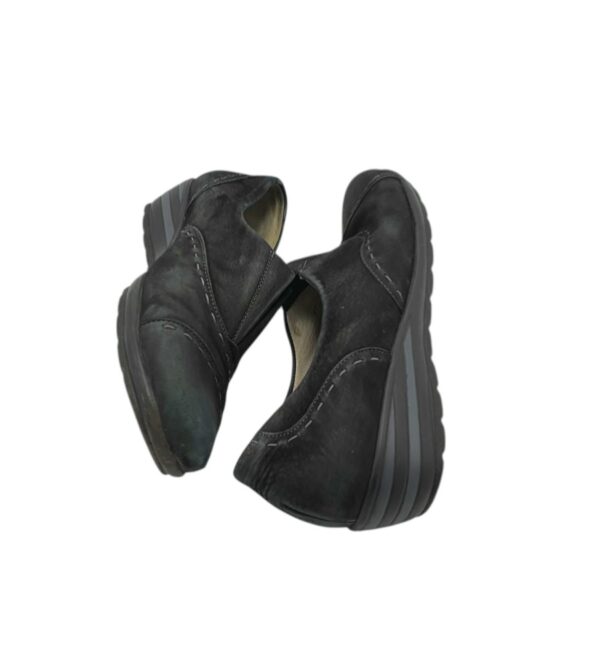 Pantofi dama Waldlaufer 38, piele, negru - imagine 4