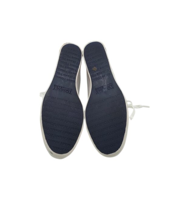 Tenisi dama Tommy Hilfiger 38, material textil, alb (talpa falsa) - imagine 5