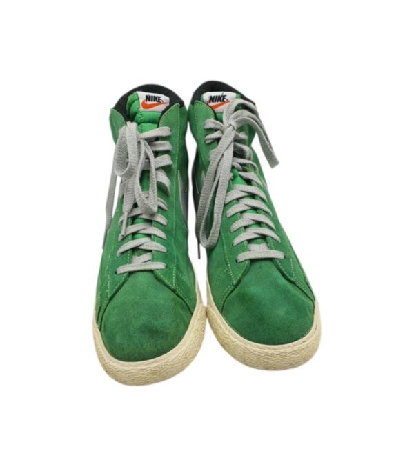 Adidasi barbati Nike 47, piele intoarsa, verde - imagine 3