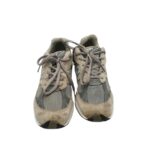 Adidasi dama New Balance 39, material textil, piele intoarsa, bej gri - imagine 3